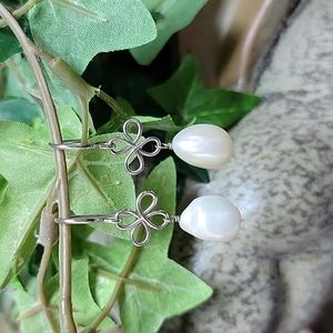 Pearl earrings